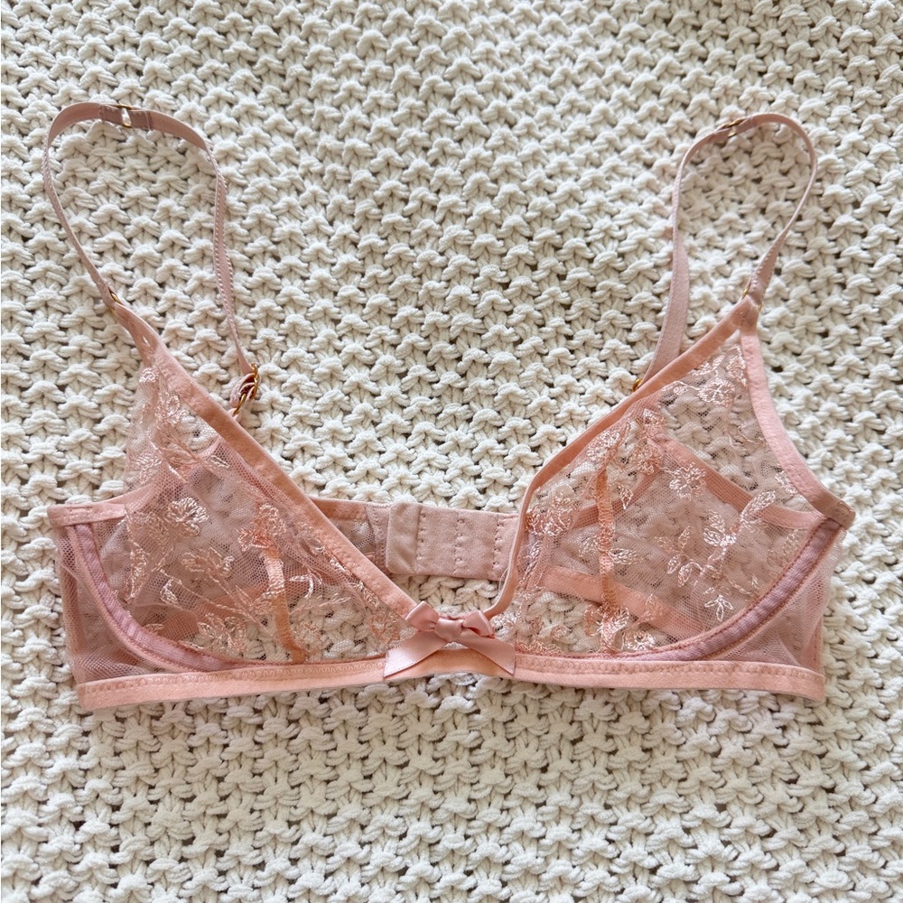 Agent Provocateur Pink Lace Bra Intimates